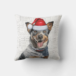 Australian Cattle Hondenliefhebber kerstvakantie Kussen