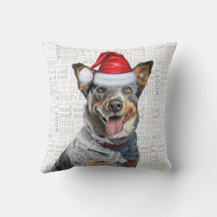 Australian Cattle Hondenliefhebber kerstvakantie Kussen