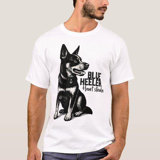 Australian Cattledog [00334b] T-shirt (Voorkant)