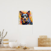 Australian Cattledog Poster (Keuken)