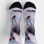 Australian Christmas Kangaroo – Santa Hat Holiday  Sokken (Top)