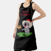 Australian Christmas Schattige Koala genieten van Schort (Insitu)