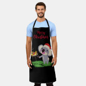 Australian Christmas Schattige Koala genieten van Schort (Gedragen)