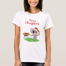 Australian Christmas Schattige Koala genieten van  T-shirt