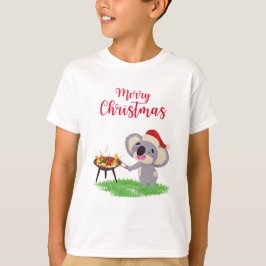 Australian Christmas Schattige Koala genieten van  T-shirt