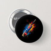 Australian Cricket T  Ronde Button 5,7 Cm (Voorkant /achterkant)