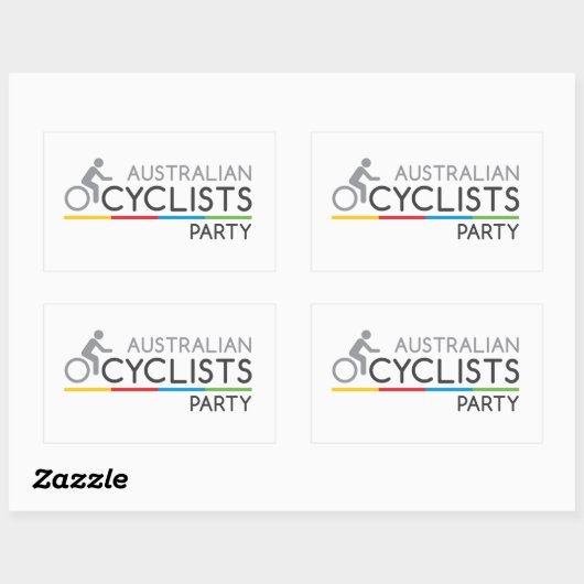 Australian Cyclists Party Sticker (Vel)
