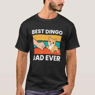 Australian Dingo Dog Papa Best Dingo Dad Oover T-shirt