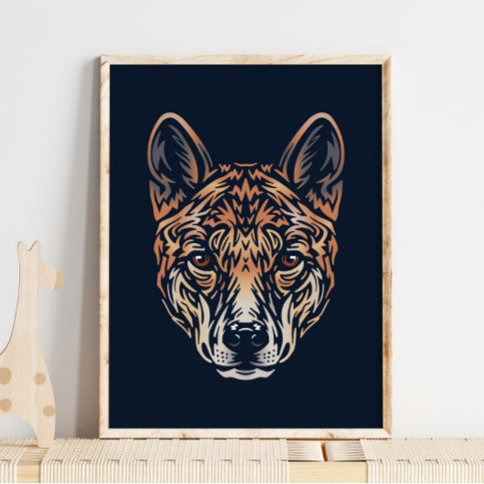 Australian Dingo Wildlife Print | Dingo Print