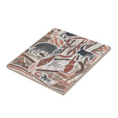 Australian Dreams Mythische Dieren Snake Tegel Tegeltje (Zijkant)