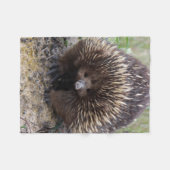 Australian Echidna Cute Animal Foto Fleece Deken (Voorkant (Horizontaal))