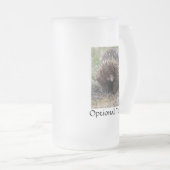 Australian Echidna Cute Animal Foto Matglas Bierpul (Voorkant rechts)