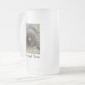 Australian Echidna Cute Animal Foto Matglas Bierpul (Voorkant links)