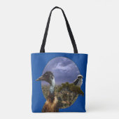 Australian Emu and Kookaburra Tote Bag (Achterkant)