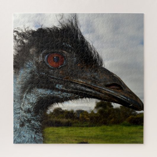 Australian Emu Face Closeup Legpuzzel (Verticaal)