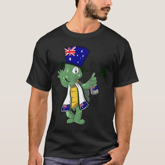Australian Fan Tortoise T-shirt (Voorkant)