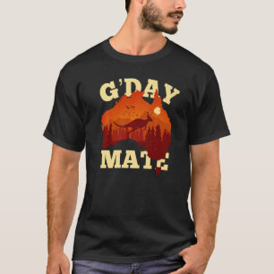 Australian Flag Aussie Map 1 T-shirt