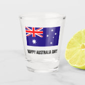 Australian flag Australia Day drink party gift Shot Glas (Voorkant)