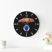 Australian Flag Breed Clock Grote Klok (Huis)