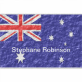 Australian Flag Design Sticker (Voorkant)