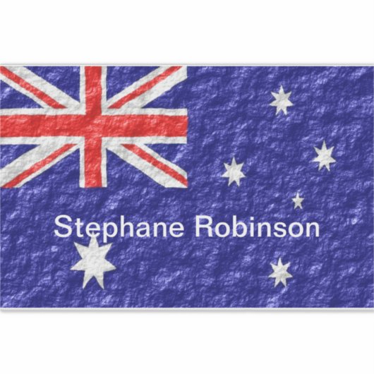 Australian Flag Design Sticker (Voorkant)