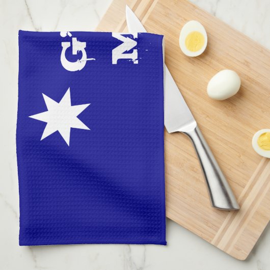 Australian flag & G-day Mate party, sport /Aussie Theedoek (Quarter Fold)