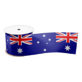 Australian Flag Ribbon, reizen / sporten, Australi Satijnen Lint (Spoel)