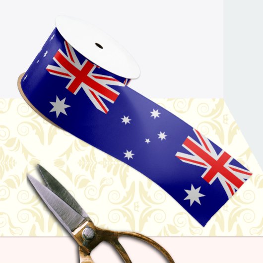 Australian Flag Ribbon, reizen / sporten, Australi Satijnen Lint