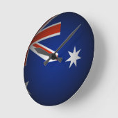 Australian flag sphere, 3D look Ronde Klok (Hoek)