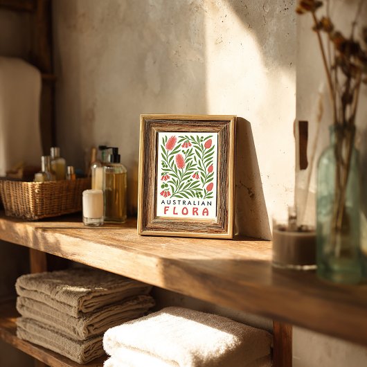 Australian Flora Botanical Art Print | inheemse wi