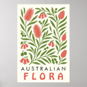 Australian Flora Botanical Art Print | inheemse wi (Voorkant)