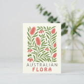 Australian Flora Botanical Art Print | inheemse wi Briefkaart (Staand voorkant)