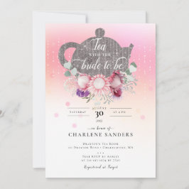 Australian Floral Bridal Tea Kaart