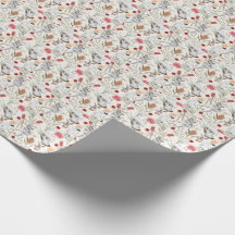 Australian Floral Pattern Koalas Possum Cockatoos