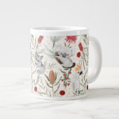 Australian Floral Pattern Koalas Possum Cockatoos Grote Koffiekop (Voorkant rechts)