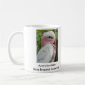 Australian Galah (Roos gekweekt katoen) Koffiemok (Links)