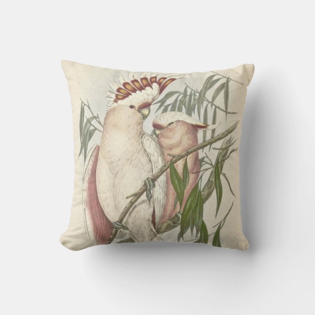  Australian Galah Sierkussen 16 x 16 inch (Voorkant)