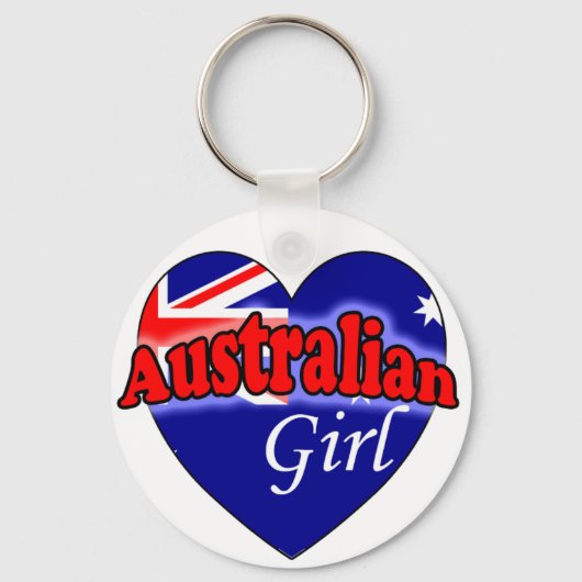 Australian Girl Sleutelhanger (Voorkant)