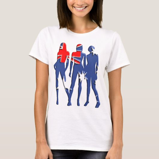 Australian Girls T-shirt (Voorkant)