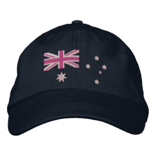 Australian Girly Flag Embroidery Geborduurde Pet
