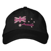 Australian Girly Flag Embroidery Pet (Voorkant)