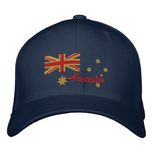 Australian Goldie Flag Embroidery Pet (Voorkant)