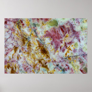 Australian Green Opalite Slab Poster