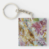 Australian Green Opalite Slab Sleutelhanger (Voorkant)