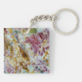 Australian Green Opalite Slab Sleutelhanger (Achterkant)