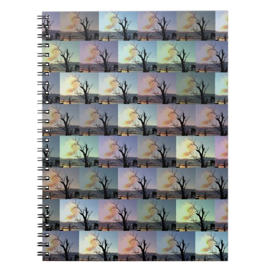 Australian Gum Tree Abstract Art, Notitieboek (Voorkant)