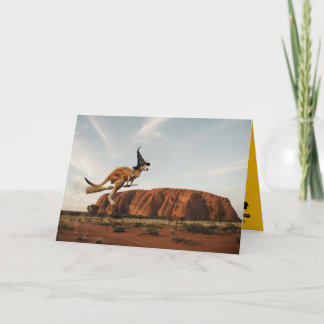 Australian Halloween Greeting Card Feestdagen Kaart