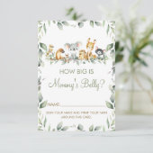 Australian How Big is Mams Belly Game Kaart (Staand voorkant)