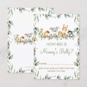 Australian How Big is Mams Belly Game Kaart