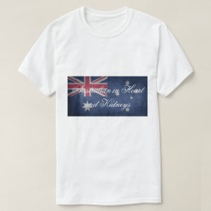 Australian in Heart en Kidney, Australië, vlag T-shirt